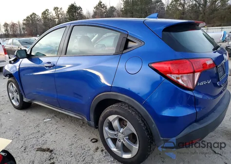 2018 Honda Hr-V Lx из США, поврежденный, VIN 3CZRU6H36JM708968